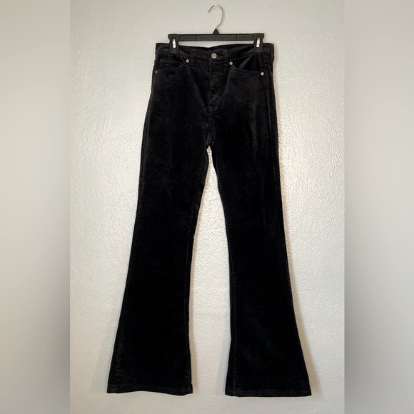 Banana Republic Black High Rise Flare Boot Cut Corduroy Pants_Size 28 - Picture 5 of 10